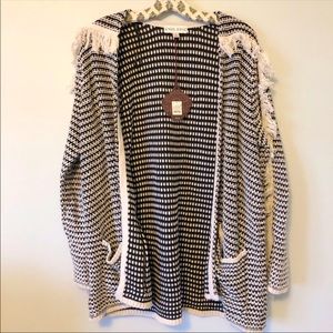 Boho fringe cardigan